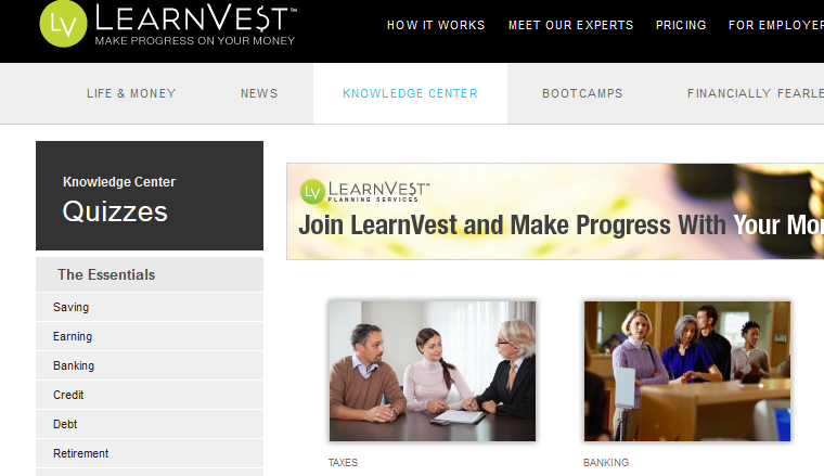 Learnvest Quizzes