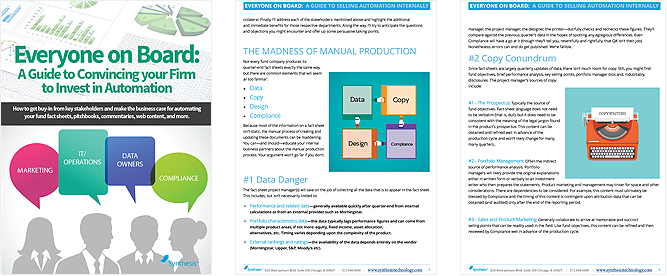 How to convince your firm to invest in fact sheet automation