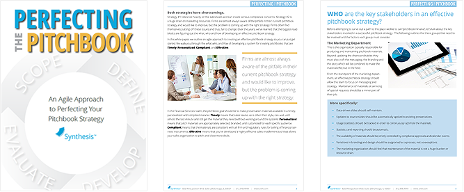 White paper perfecting the pitchbook synthesis technology