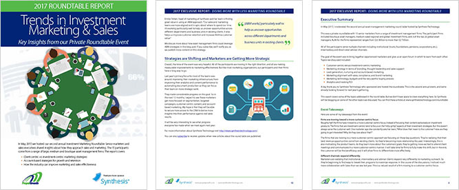 2016 Asset Management Marketing Roundtable Report