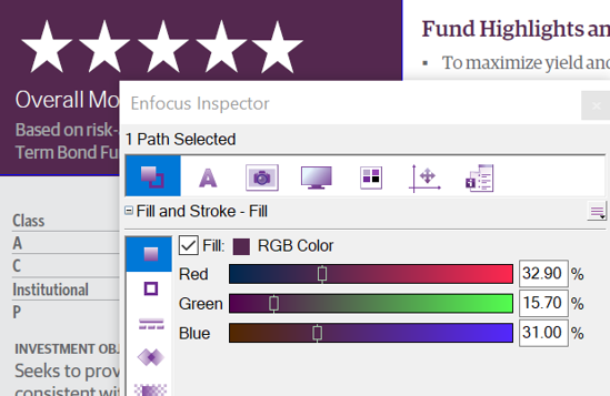 Automating Factsheets In PowerPoint - problems with managing colors