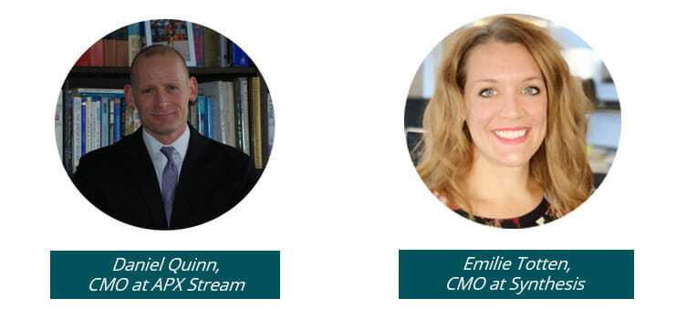 Dan Quinn and Emilie Totten Fintech CMOs