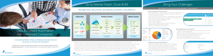 Marketing Production Automation for Investment Companies - Fund Fact Sheets and more